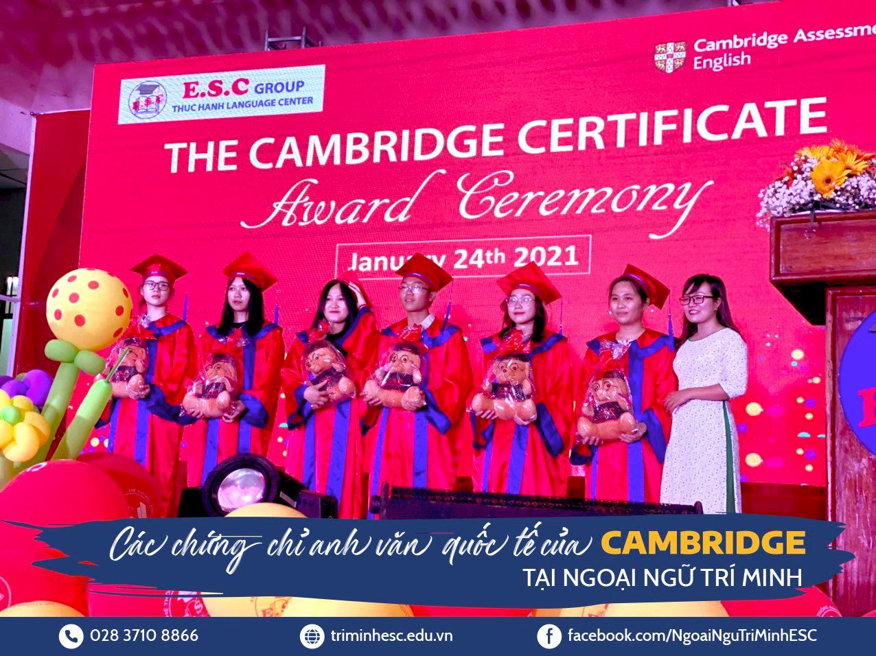 CÁC CHỨNG CHỈ ANH VĂN QUỐC TẾ CỦA CAMBRIDGE TẠI NGOẠI NGỮ TRÍ MINH